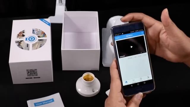 Meisort VR13E 360 Degree Panoramic View, Wi-Fi IP Camera Bulb LED Light - Connection Process