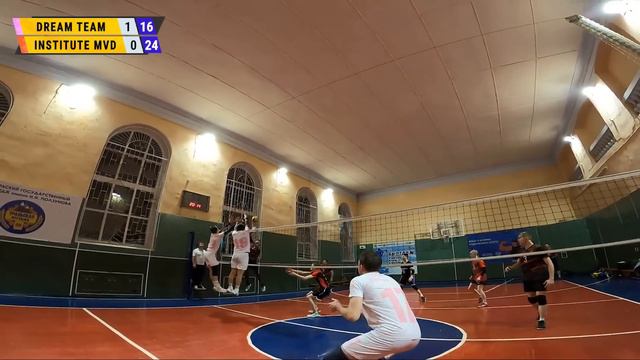 Волейбол от первого лица связующего | Чемпионат | «Dream Team» VS «Институт МВД» | Восьмая игра смотреть онлайн