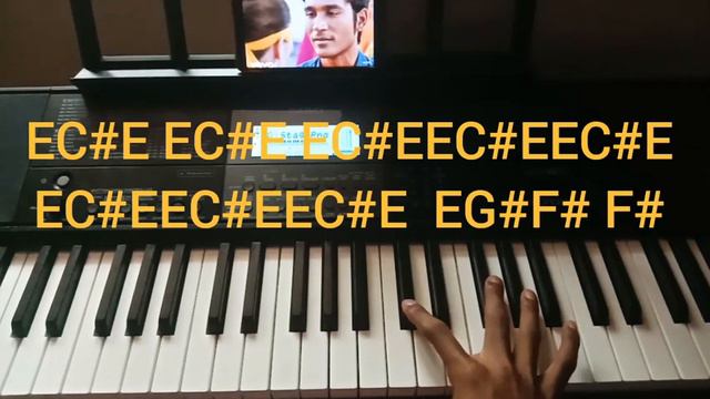 Oh Oh Thangamagan song keyboard notes | Anirudh | notes in description смотреть онлайн