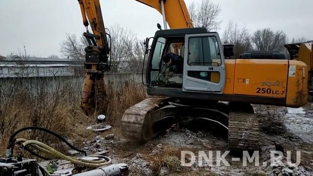 Экскаватор Hyundai R250 LC7 проверка ходовой смотреть онлайн