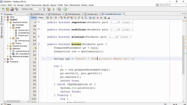 5: CRUD con MVC y POO en Java y MySQL смотреть онлайн