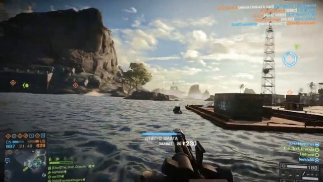 BATTLEFIELD 4 - Naval Strike на PC (Обзор карты "Волнорез") смотреть онлайн
