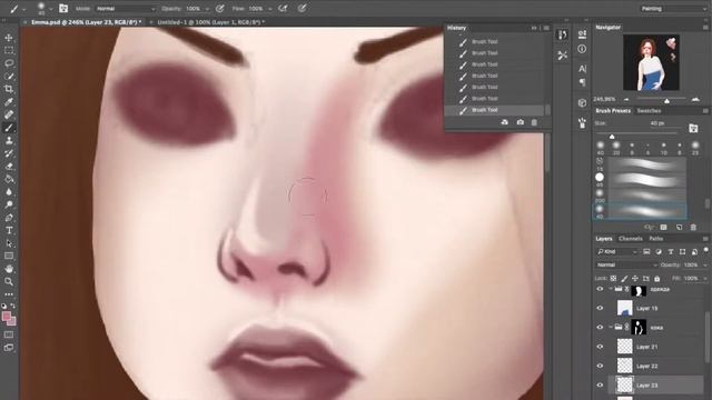 SpeedPaint Emma [Kitamura Sakurazava] смотреть онлайн