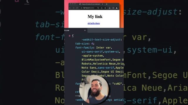 Copy the styling from ANY website with this trick #css #webdeveloper смотреть онлайн