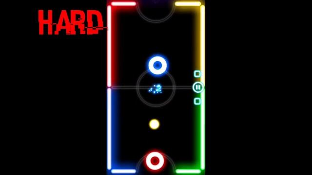 Прохождение всех сложностей игры!!! | Glow Hockey смотреть онлайн