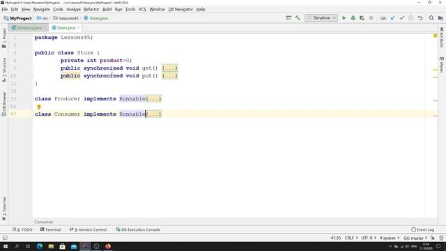 Java - урок 45.4 (Методы wait и notify) смотреть онлайн