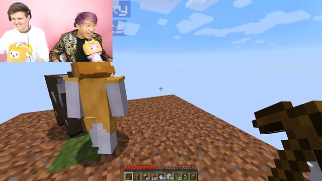 Can We Beat MINECRAFT BUT IT'S ONLY ONE BLOCK!? (SKYBLOCK) смотреть онлайн