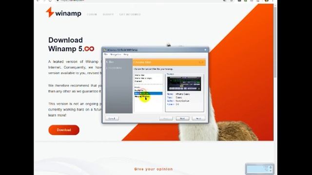 Winamp 5.8 Install & Preview