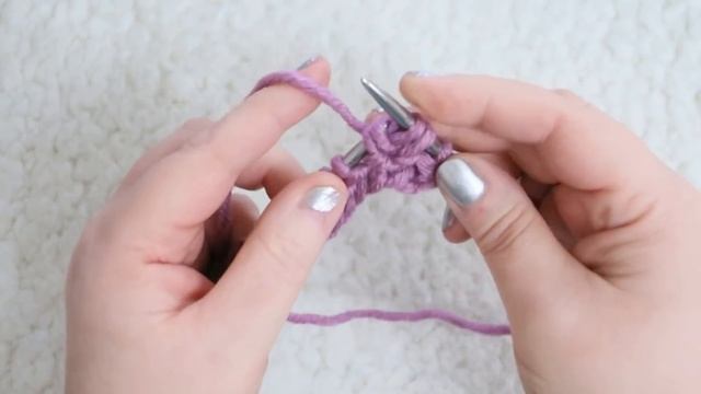 Шикарный двусторонний узор спицами. Плотный. Вяжем только лицевыми петлями. Мастер класс смотреть онлайн