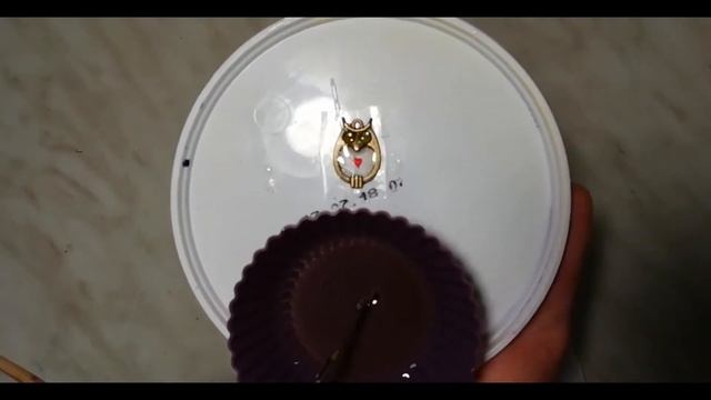 Украшения из эпоксидной смолы. Светящийся кулон "сердечная сова".#БирЮлька смотреть онлайн