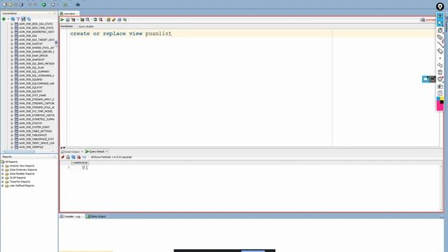 Oracle DB 18 - PL/SQL’de Görünümler (Views) смотреть онлайн