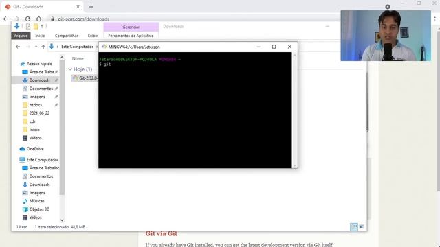 Como configurar o Git no Visual Studio Code? - @jetersonlordano смотреть онлайн