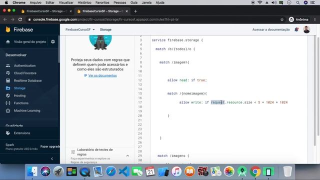 FIREBASE STORAGE Regras de Segurança - Parte 2 - CRIANDO PRIMEIRAS REGRAS DE SEGURANÇA. смотреть онлайн