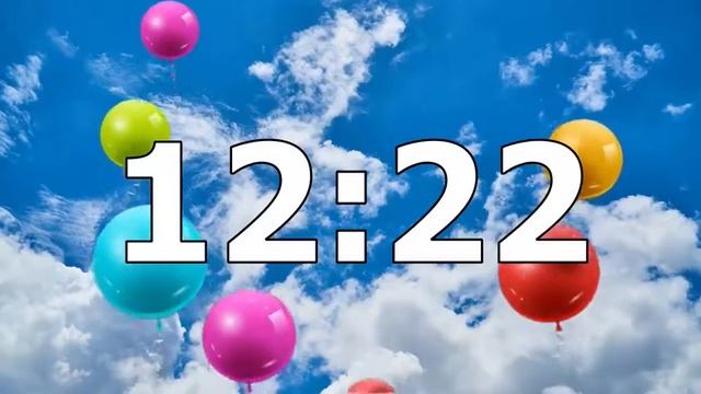 25 Minute Floating ? Balloons ? Countdown Timer - Great for Kids смотреть онлайн