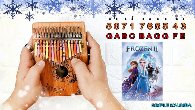 ALL IS FOUND OST FROZEN 2 ||•Kalimba Easy Tutorial•|| смотреть онлайн