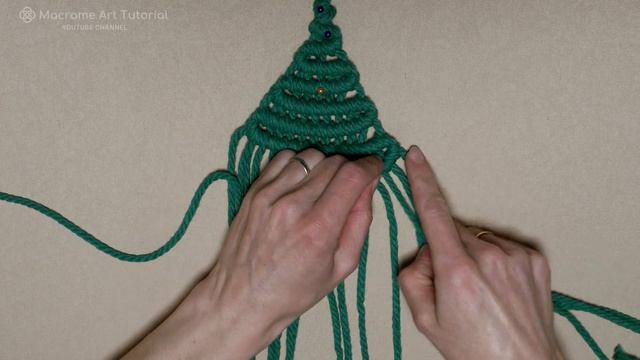 Macrame Christmas Tree Easy | Macrame DIY | Macrame Christmas Tree Tutorial смотреть онлайн