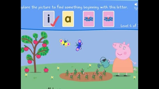 Свинка Пеппа учим английский игры онлайн / Peppa Pig games online English teaching смотреть онлайн