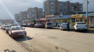 Прогулка по улицам и рынку посёлка ХБК города Шахты Ростовской области декабрь 2023 года