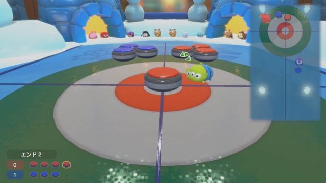 Disney Tsum Tsum Festival - 20 Minutes of the Curling Minigame | Ice Bowling смотреть онлайн
