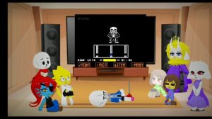 Undertale react to UNDERTALE Sans Fight(Genocide Run)