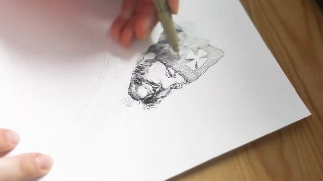 ПОРТРЕТ КАПИЛЛЯРНОЙ РУЧКОЙ MICRON