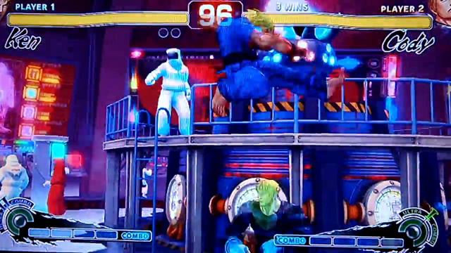 Super Street Fighter 4 pt2 E.honda vs Evil Ryu and Ken vs Cody смотреть онлайн