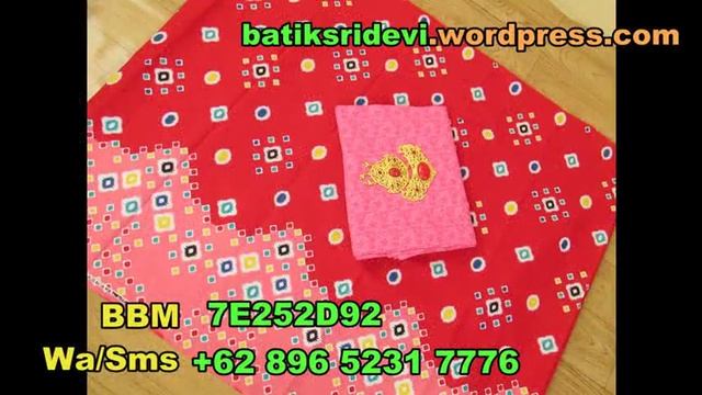 BATIK WAYANG - Jual Kain Jarik Jawa Online Murah - Sridevi Cap Tulis Printing Colet [HD]