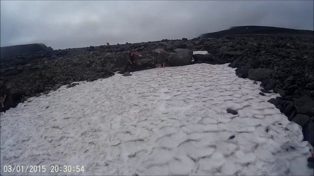 Поход 2017. Ловозёрские тундры. Танцы на леднике