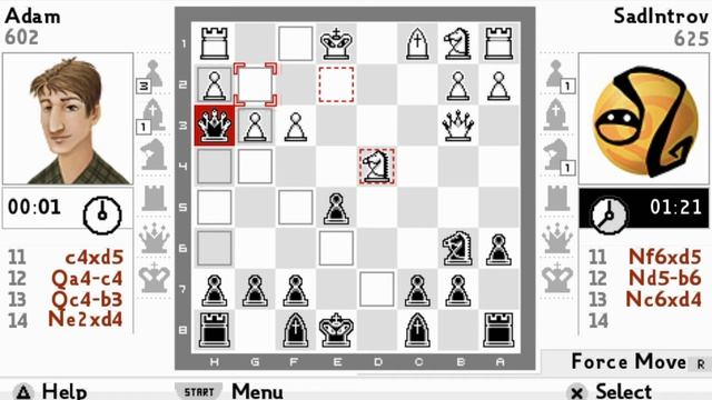 Vs Adam - Chessmaster: The Art of Learning (PSP) Gameplay смотреть онлайн