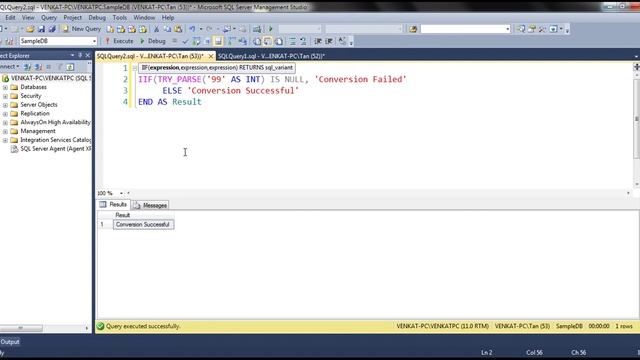 TRY PARSE function in SQL Server 2012 смотреть онлайн