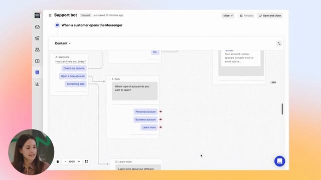 New at Intercom Product Demo: Visual Bot Builder смотреть онлайн
