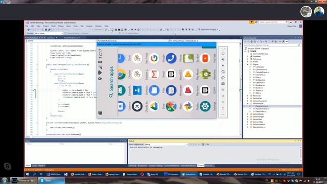C# Xamarin Android Lesson 15 - Camera, ViewMatrix (eye and look vertexes) смотреть онлайн
