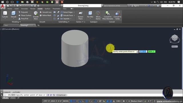Autocad 3d Modeling | How to Draw different 3D shapes in AutoCAD | Lesson 46 смотреть онлайн