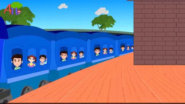 Семья пальчиков-поездов -Train Finger Family in Russian смотреть онлайн