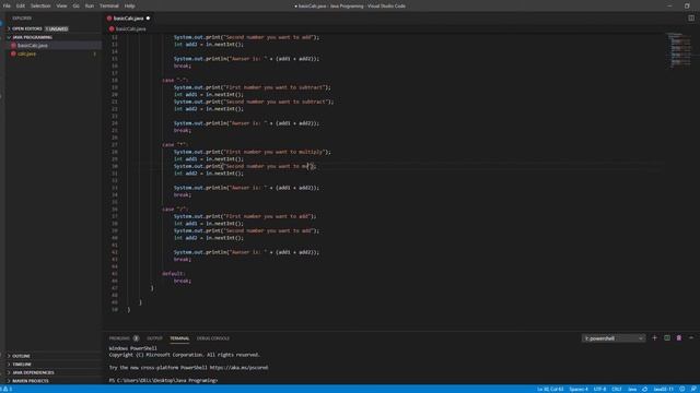 How to make basic calculator in java with scanner (+,-,*,/) смотреть онлайн