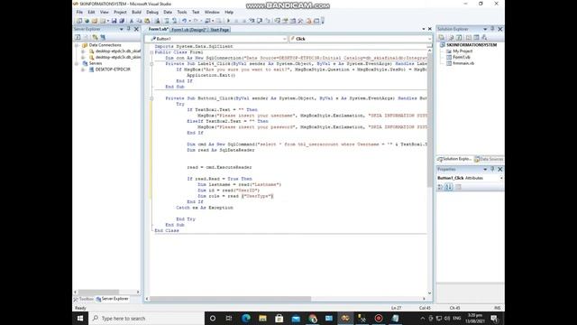 VB.NET/SQL SERVER | HOW TO CREATE LOGIN FORM WITH DATABASE | PART 2 | WITH FULL SECURITY FEATURES смотреть онлайн