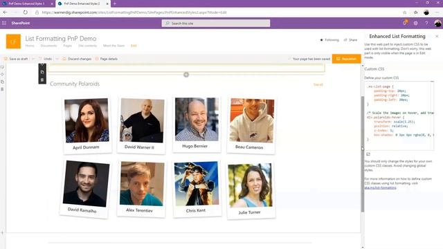 Enhanced Styles for List Formatting in Lists Web Part смотреть онлайн