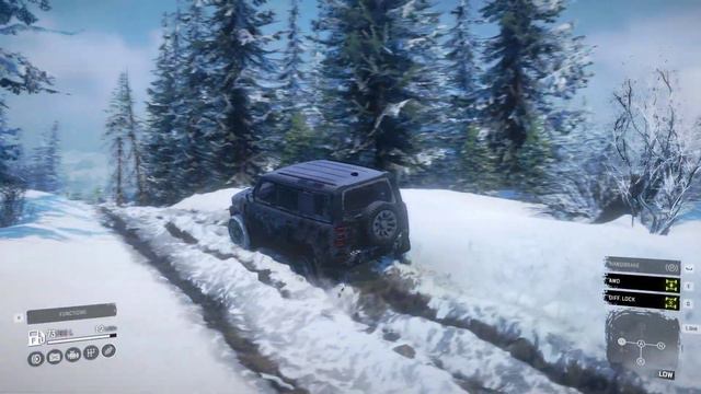 Snow Runner Land Rover Defender 110