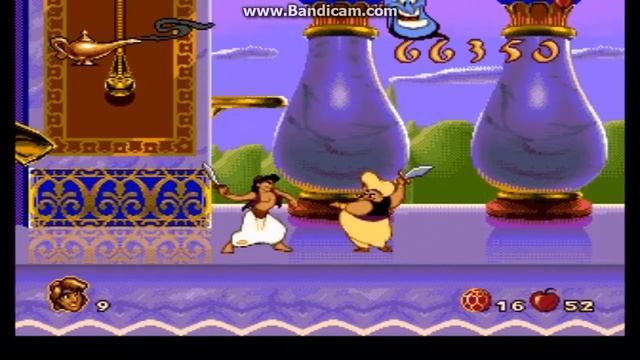 Disney's Aladdin (SMD) часть 9. Дворец султана смотреть онлайн