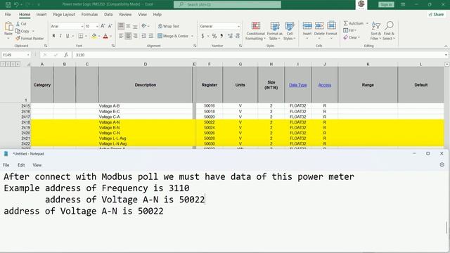Modbus Poll read data from Schneider power meter смотреть онлайн