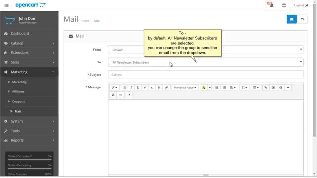 OpenCart 2.x. How To Set Up Newsletter смотреть онлайн