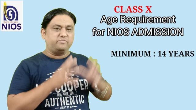 What is the AGE limit for NIOS ADMISSION in Class X and XII смотреть онлайн