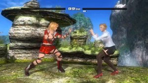 dead or alive 5 ryona 37 tina vs tina lose pose show video game