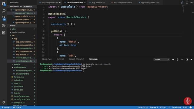 Angular 6 Tutorial 11: Services смотреть онлайн