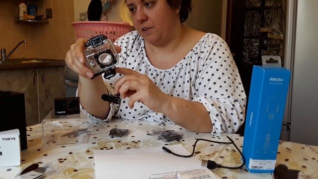 Обзор WIFI Action Camera I30+  ,  и монопод штатив Meizu Bluetooth Blue - мои покупки в ЦИТРУС.