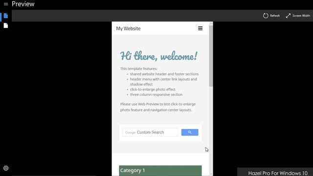 Add Google custom search to your website | Step by step tutorial using Hazel Website Designer смотреть онлайн
