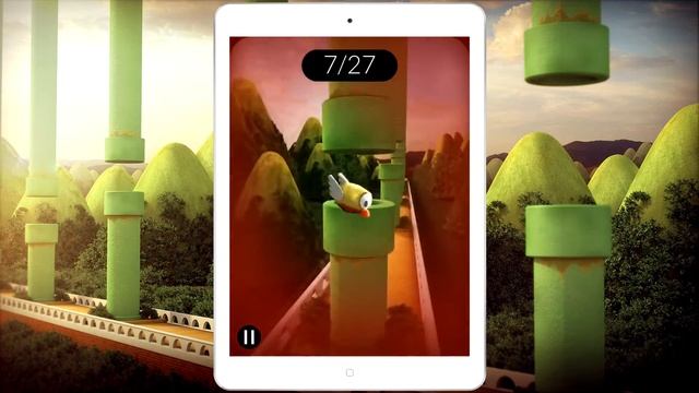 Обзор игры Flappy 3D смотреть онлайн