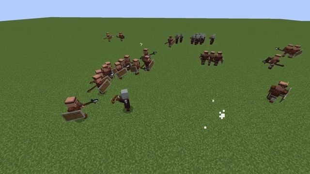 500 Illagers vs 500 Guard Villagers | Minecraft | смотреть онлайн