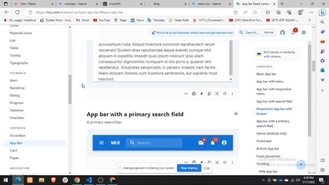 React JS | Creating Component | Setting Up MUI смотреть онлайн
