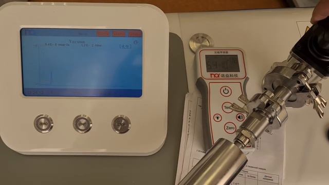 Гелиевый течеискатель NOY NHJ Китай определение калибровочной течи #гелиевыйтечеискатель смотреть онлайн
